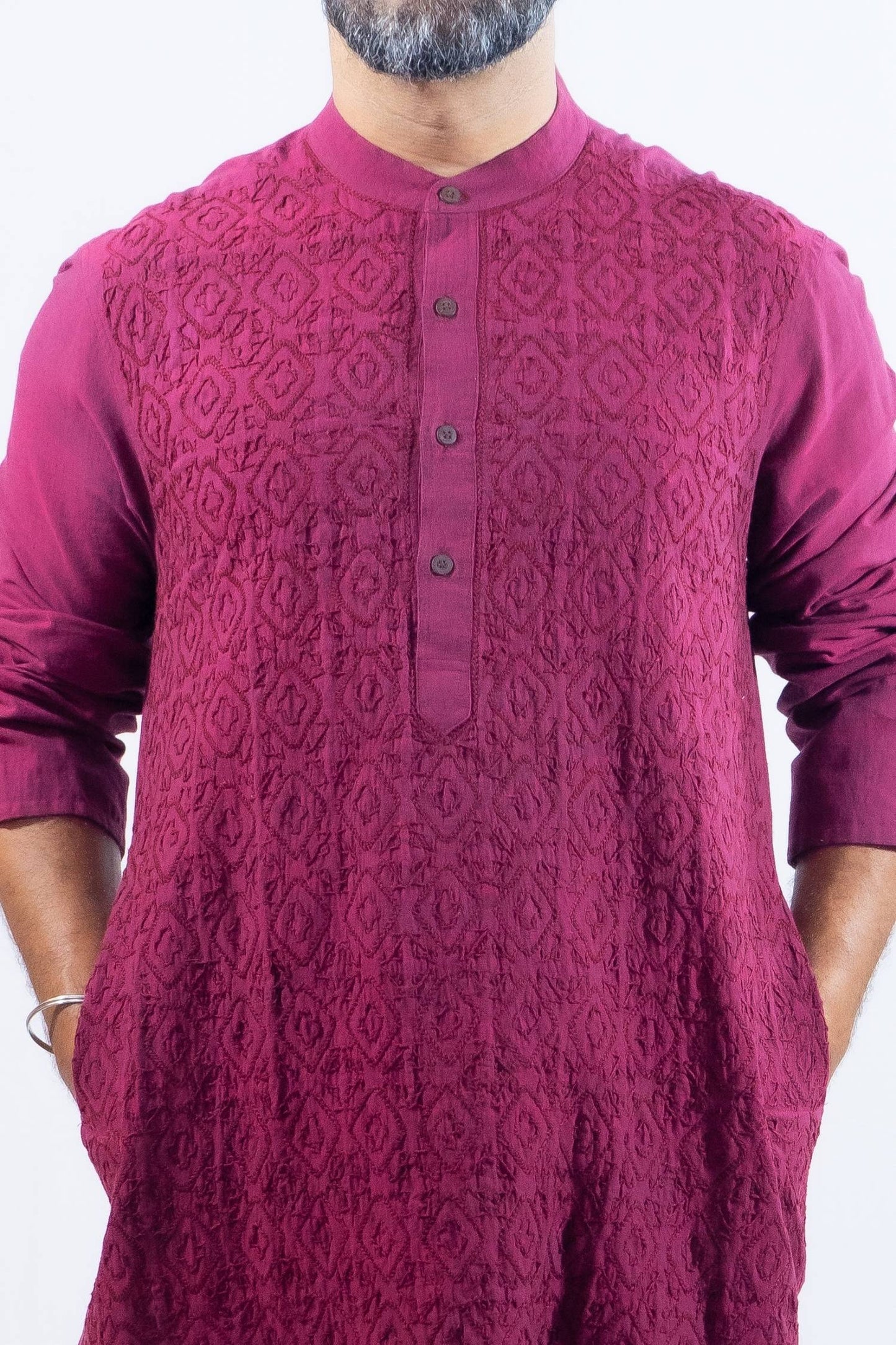 Maroon kurta top