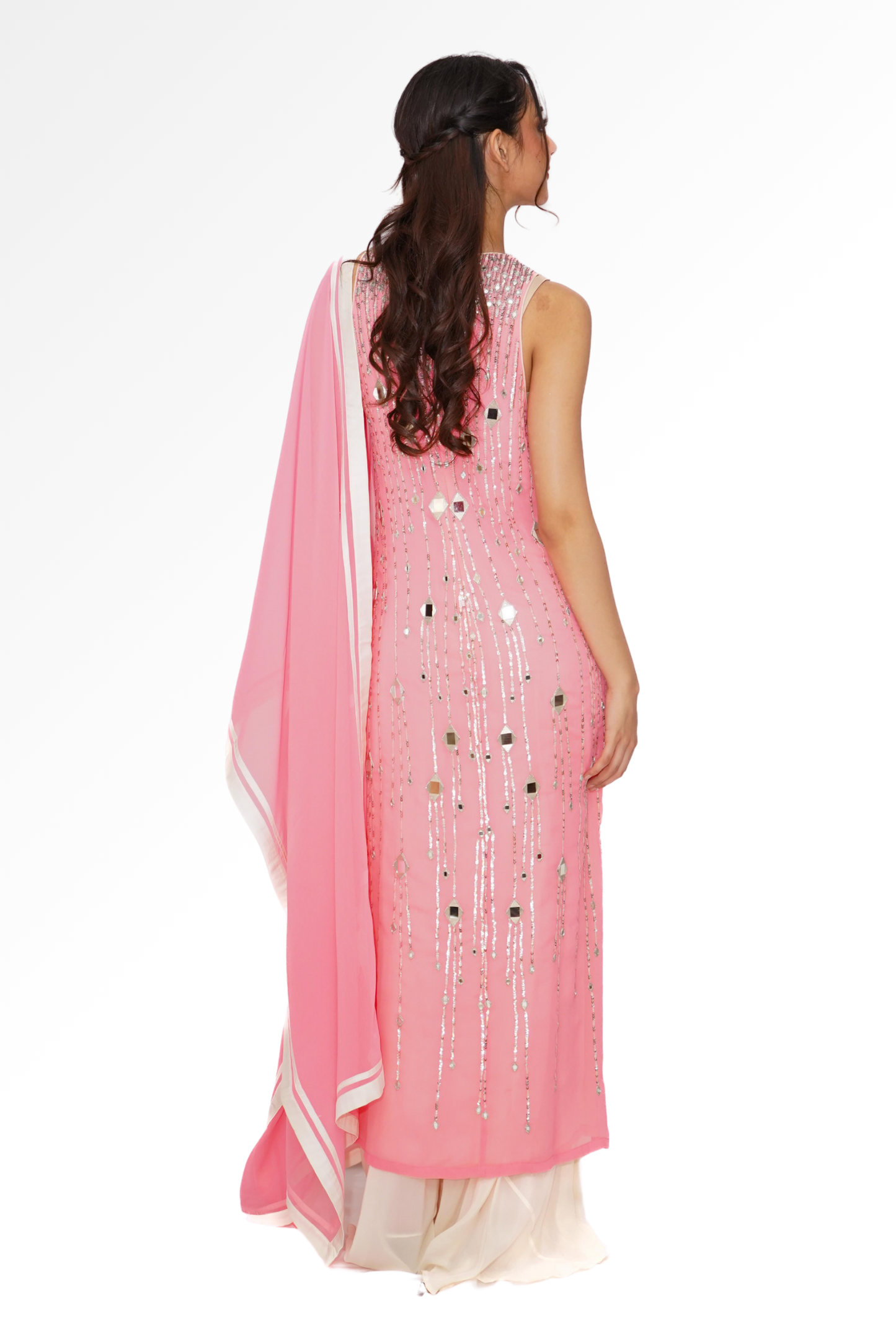 Pink suit for rent A Saree Story