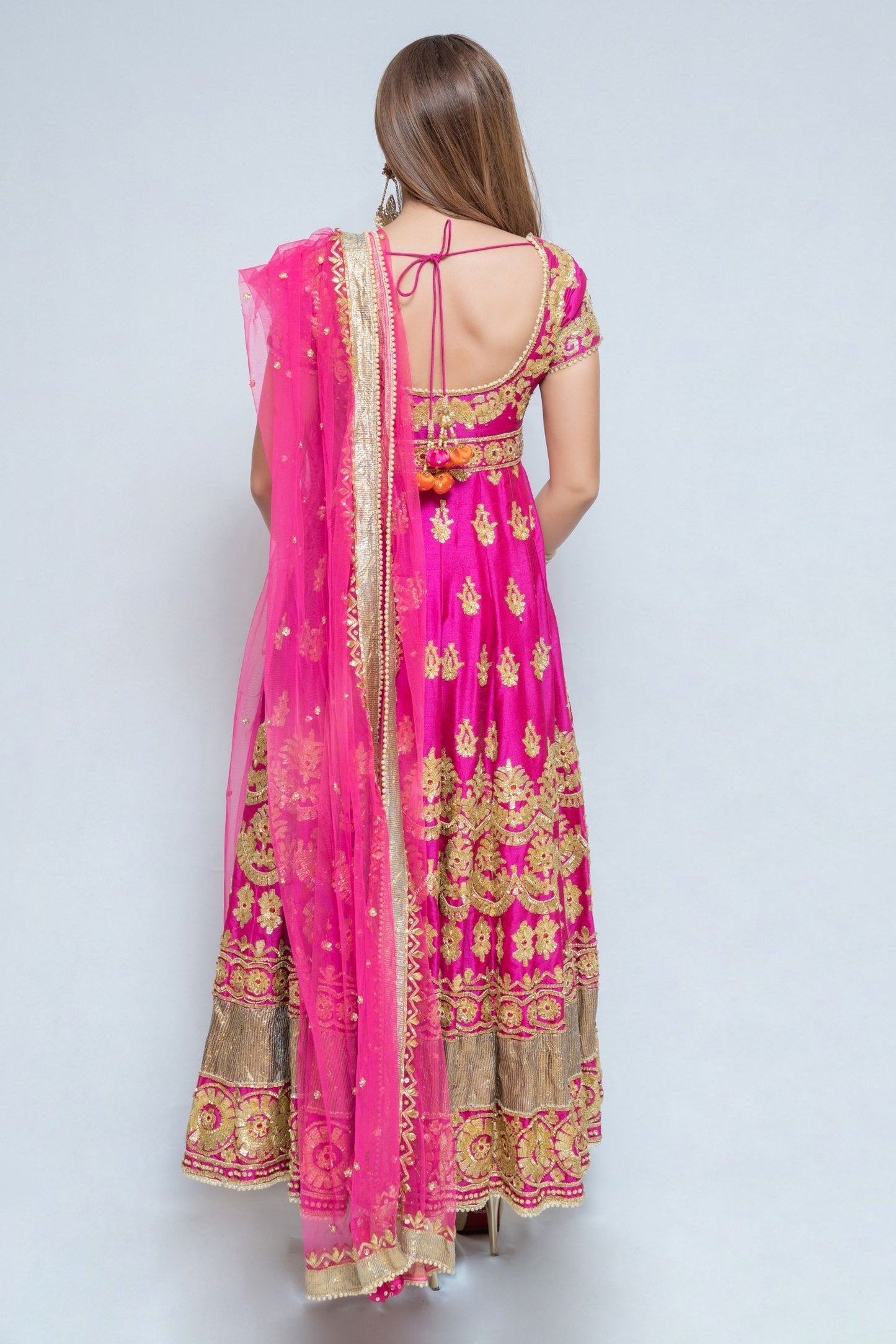 Magenta Anarkali