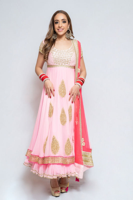 Pastel Pink Traditional Anarkali