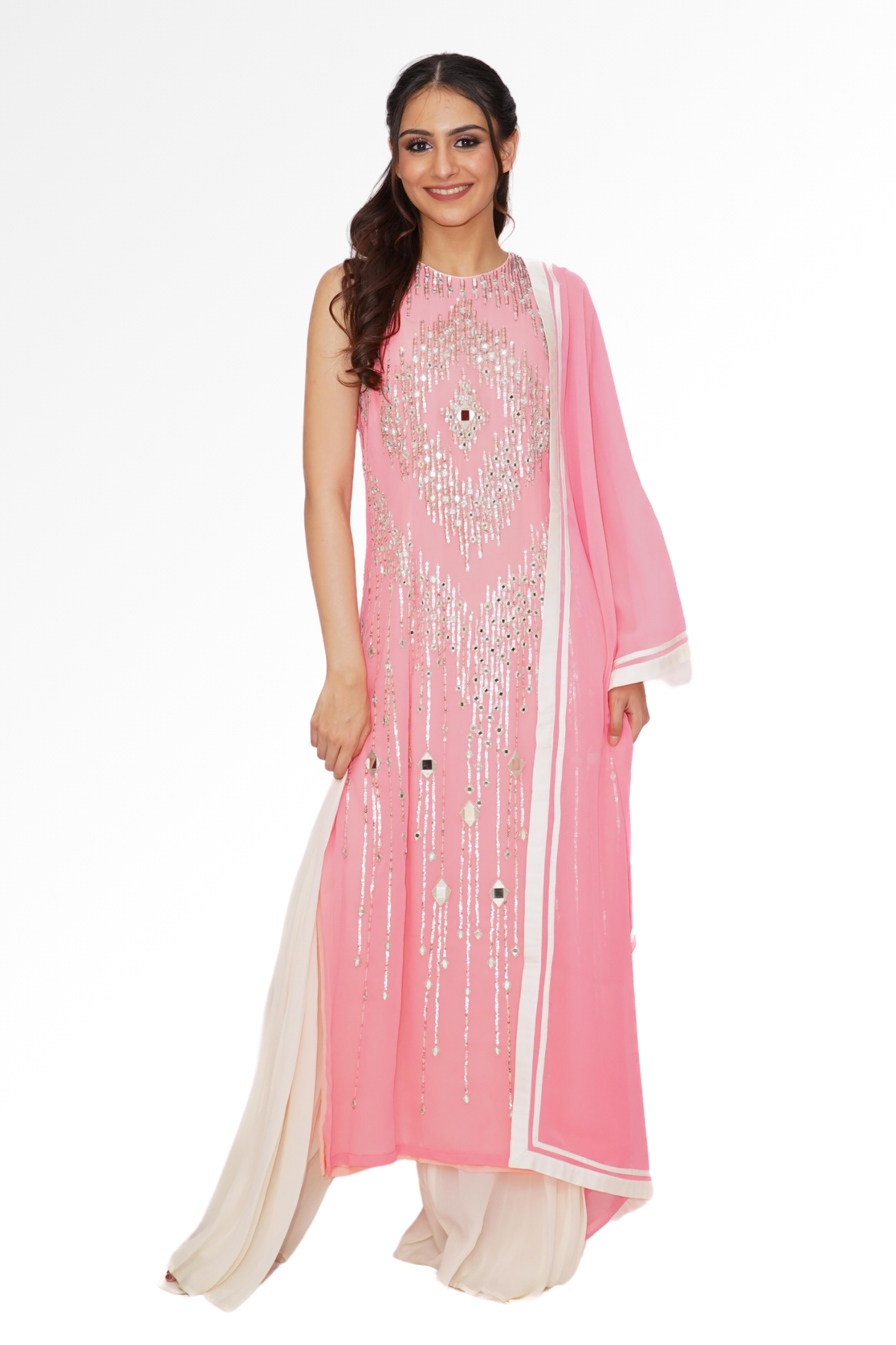 Pink suit for rent A Saree Story