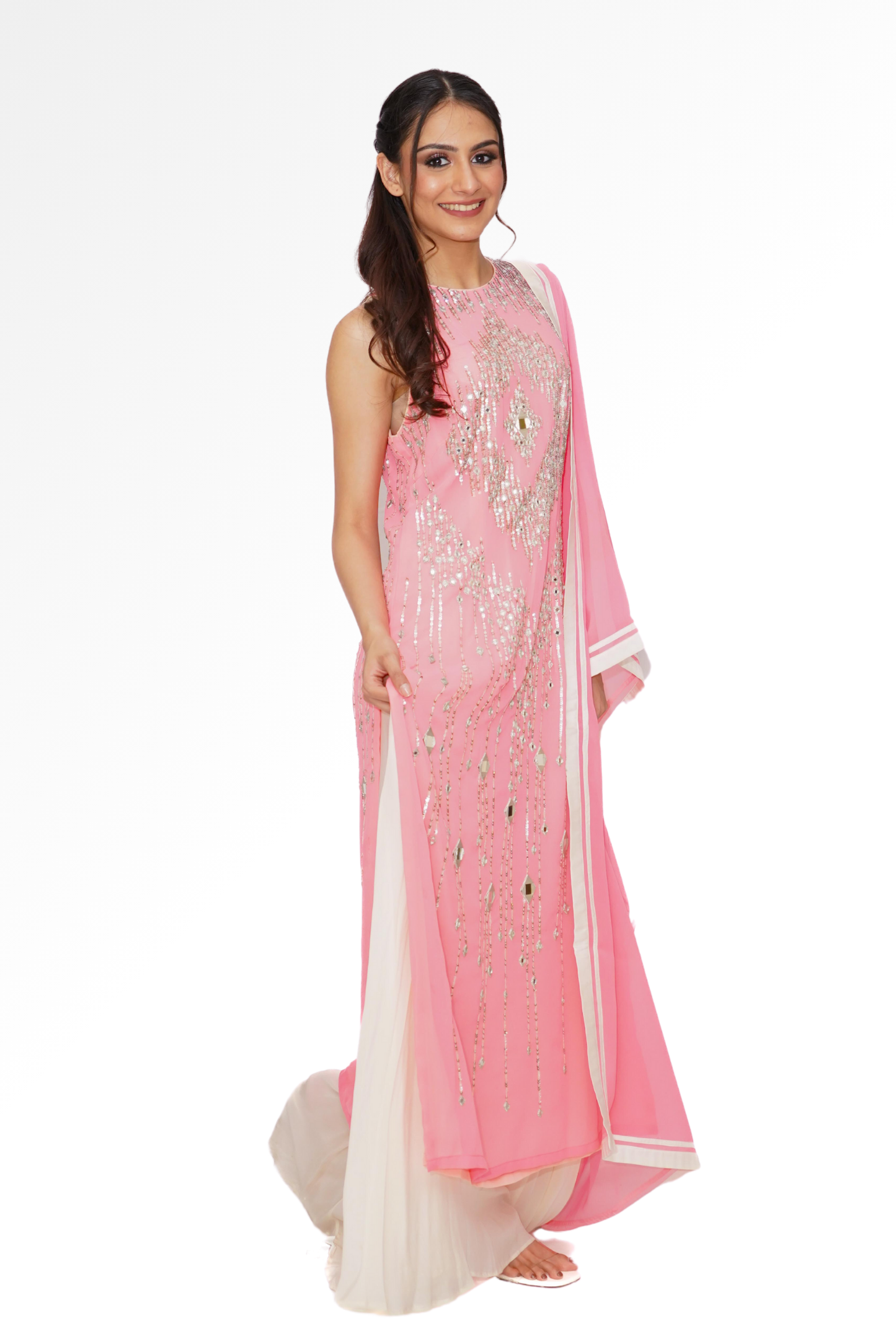 Pink suit for rent A Saree Story