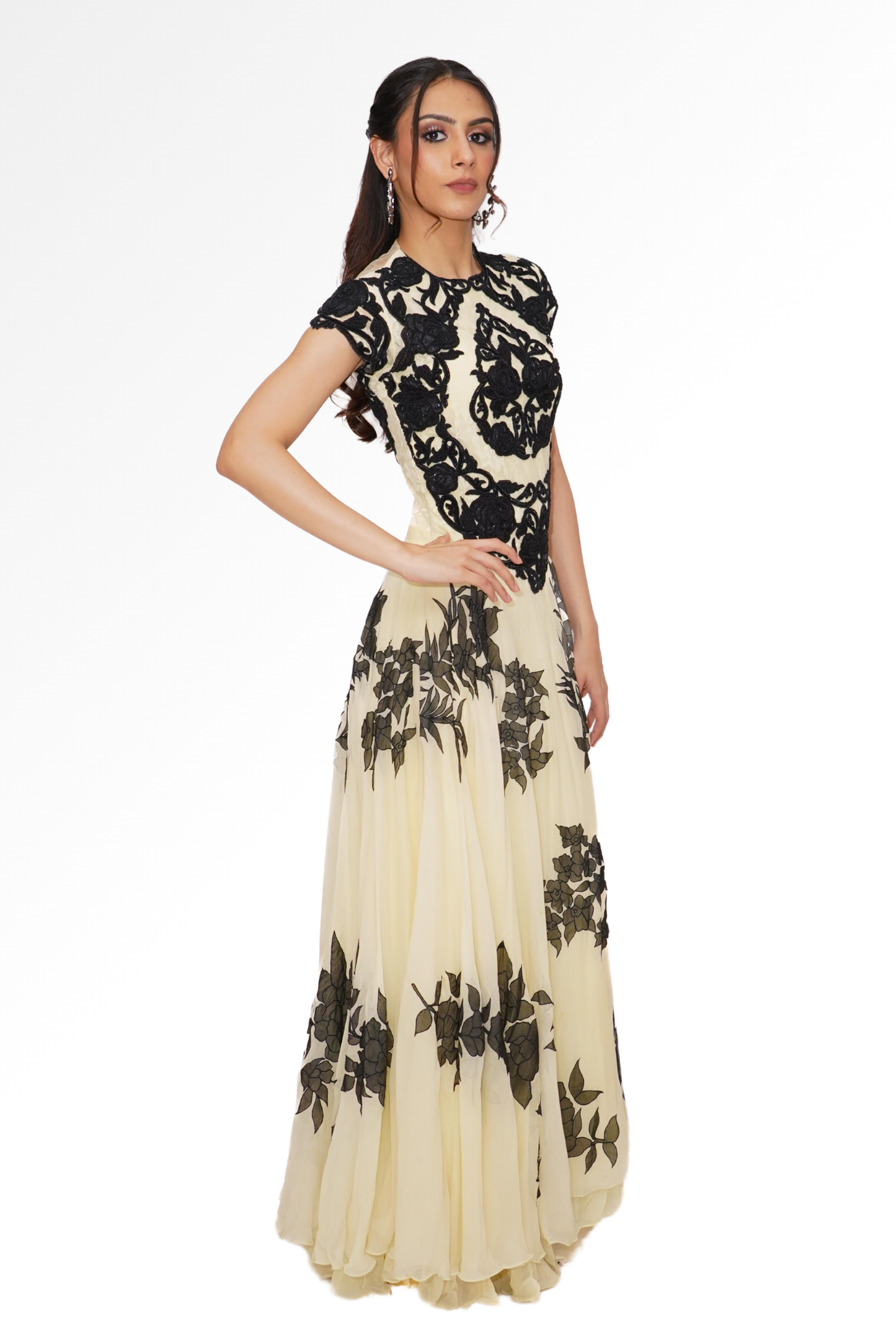 Ivory gown for rent A Saree Story