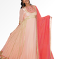 Pink anarkali for rent A Saree Story