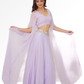 Lilac purple lengha for rent A Saree Story