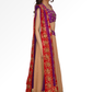 Purple cream lengha for rent A Saree Story