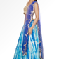 Blue tie dye lengha for rent A Saree Story