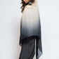 White and Black Cape Gown