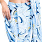 Paisley Blue Fusion Sari